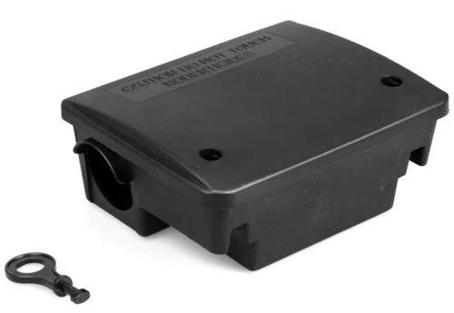 Estação de isca de rato de plástico ao ar livre