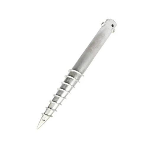 Pilhas de parafuso de aterramento galvanizadas helicoidais