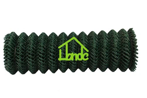 Cerca revestida plástica do elo de corrente