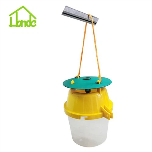 Coletor de balde suspenso reutilizável de vespa ao ar livre
