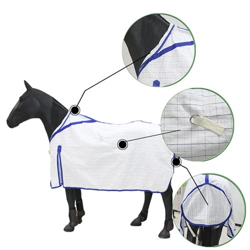 Tapete de cavalo fácil de limpar e usar